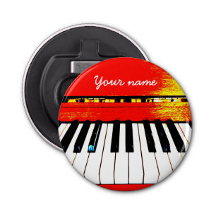 Personalised Piano Keys Bottle Opener