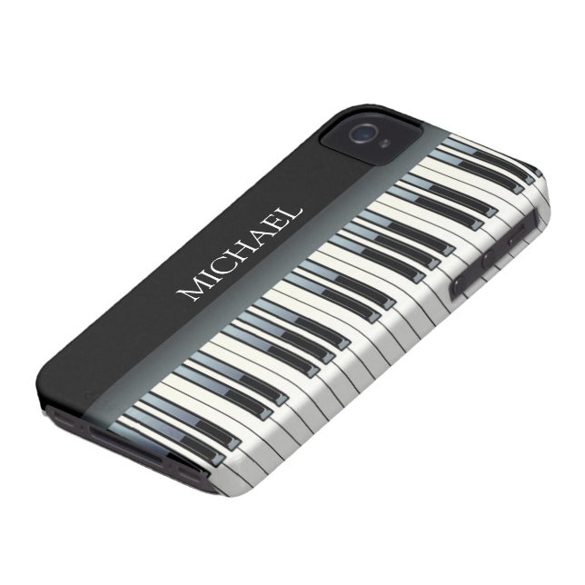 Personalised Piano Keys Case-Mate iPhone Case (Bottom)