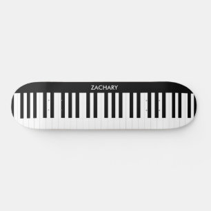 Personalised Piano Keys Music Musical Instrument Skateboard