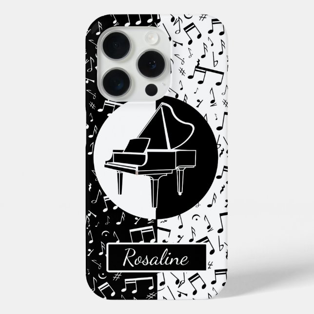 Personalised Piano lover art Case-Mate iPhone Case (Back)