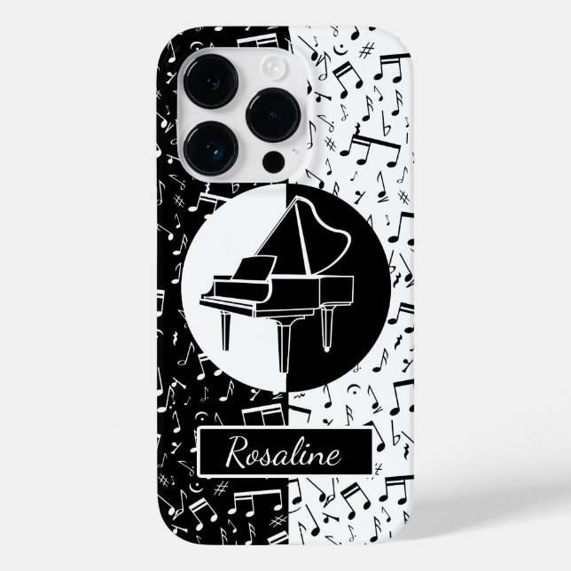Personalised Piano lover art Case-Mate iPhone Case (Back)