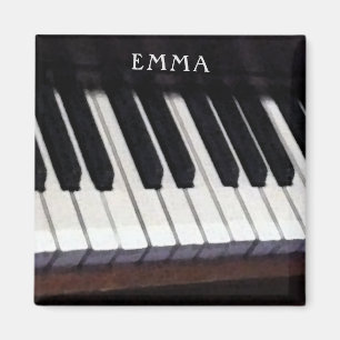 personalised piano magnet