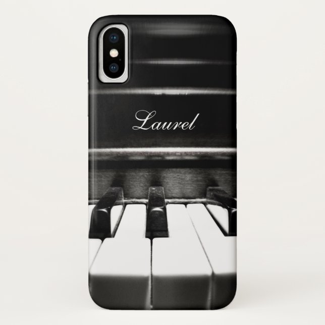 Personalised Piano  Music iPhone Case (Back)