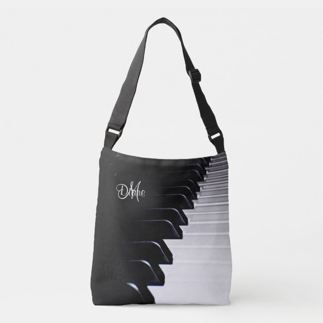 Personalised Piano Music Tote Bag (Front)