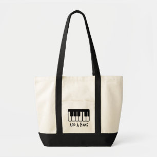 Personalised Piano Music Totebag Tote Bag