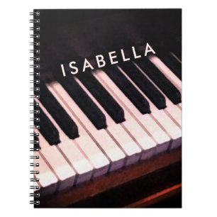 Personalised Piano Notebook