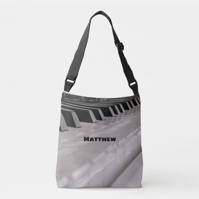 Personalised Piano Tote Bag for Lessons (Front)