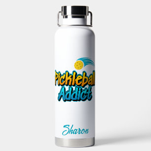 Personalised Pickleball Addict Water Bottle