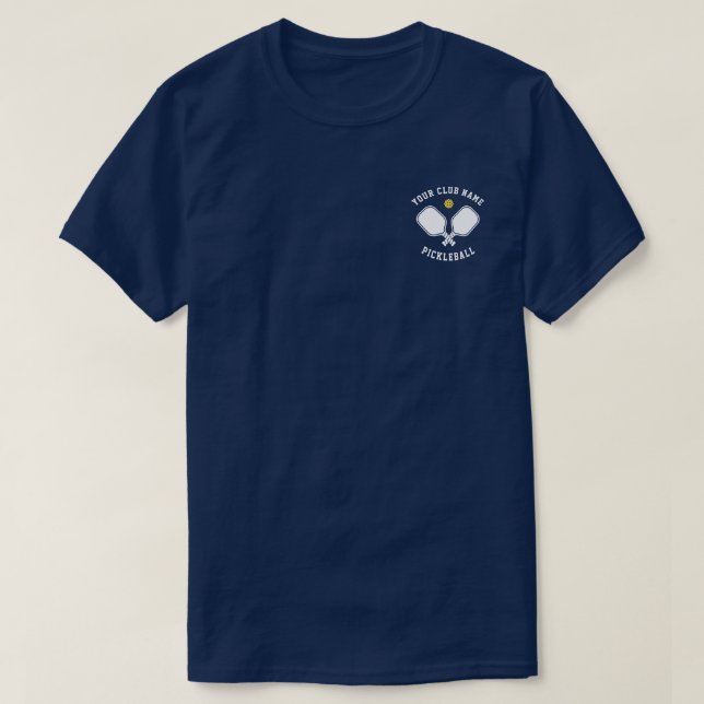 Personalised Pickleball Club T-Shirt (Design Front)