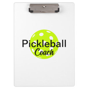 Personalised Pickleball Coach Name Clipboard