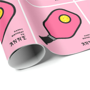 Personalised Pickleball Gift Wrapping Paper