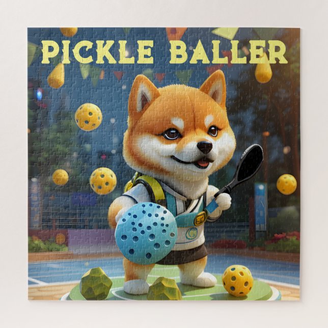 Personalised Pickleball Lo Jigsaw Puzzle (Vertical)