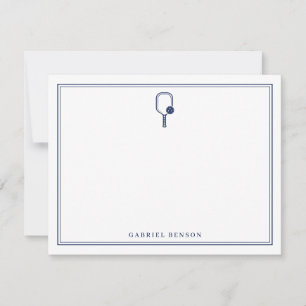 Personalised Pickleball Note Card