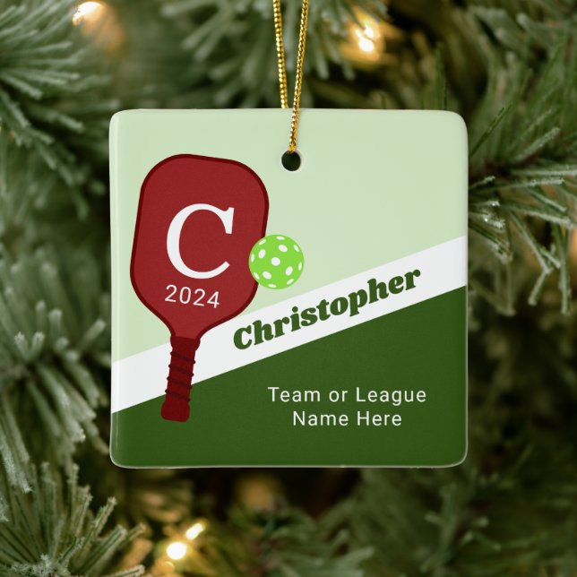 Personalised Pickleball Ornament (Tree)
