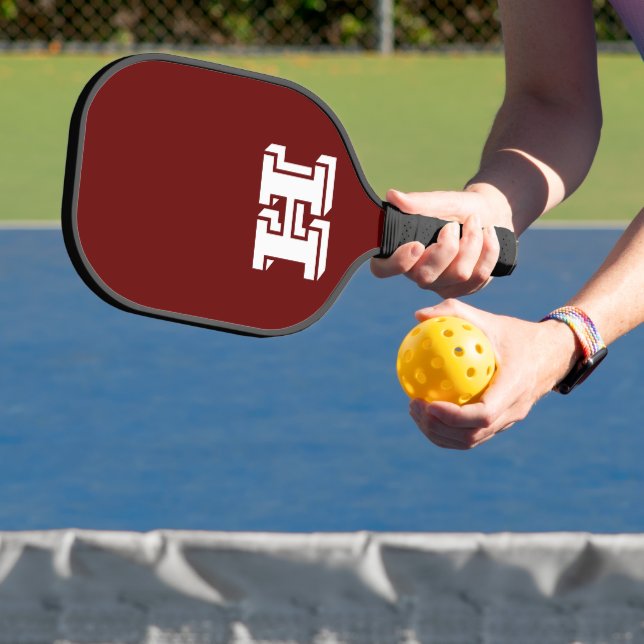 Personalised Pickleball Paddle Custom College Logo (Insitu)
