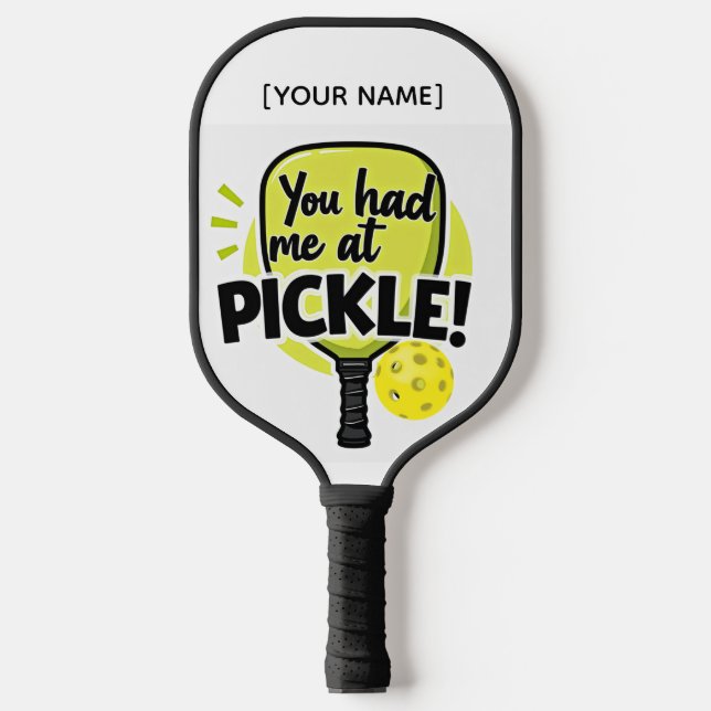 Personalised Pickleball Paddle-Yellow-Style#027 Paddle (Front)