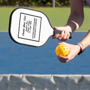 Personalised Pickleball Paddles,  Paddle