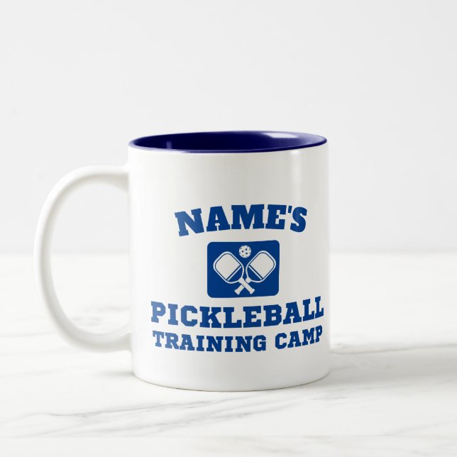 Personalised Pickleball Training Camp Two-Tone Coffee Mug (Left)
