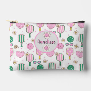 Personalised Pickleball Watercolor Accessory Pouch