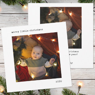 Personalised Picture Baby's First Christmas Holiday Card