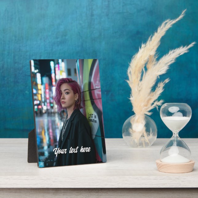 Personalised Picture Gift Plaque (Side)