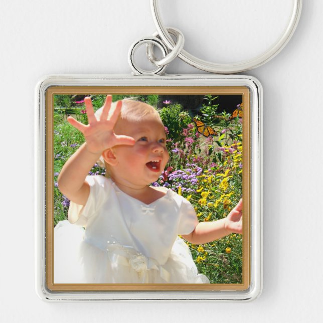 Personalised Picture Keychains with YOUR PHOTO (Front)