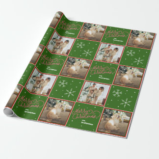 Personalised Picture Merry Christmas Wrapping Paper
