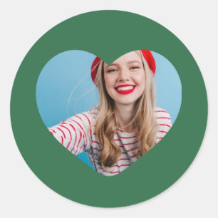 personalised picture sticker heart