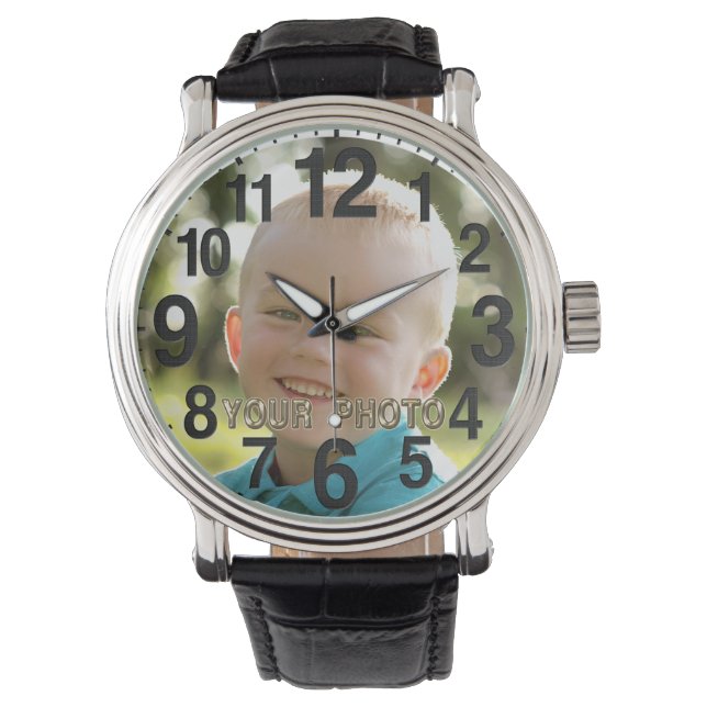Personalised PICTURE Watches for Men, Women, Kids (Front)