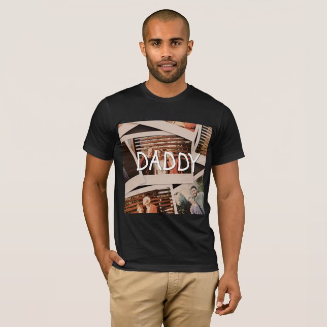 Personalised Pictures Tee for Dad (Front Full)