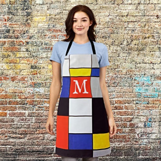 Personalised Piet Mondrian Apron