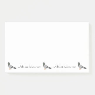 Personalised Pigeon Design Post-it Notes