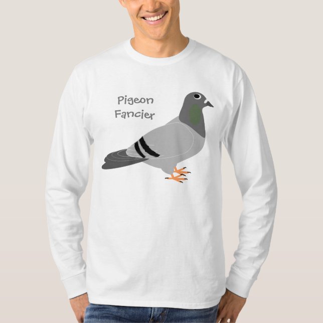 Personalised Pigeon Fancier Design T-Shirt (Front)