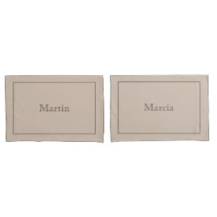 Personalised pillow case