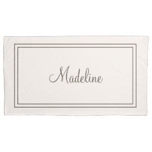 Personalised pillow case