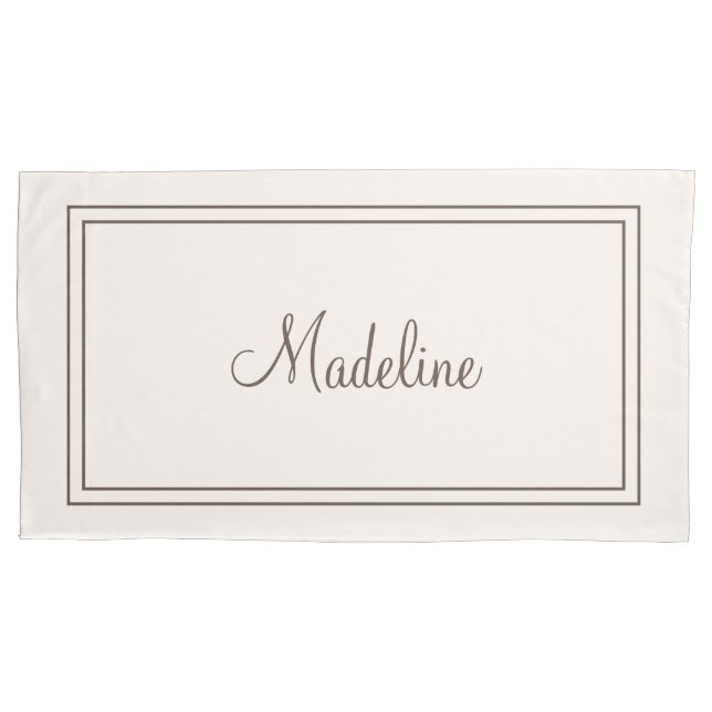 Personalised pillow case (Front-Left)