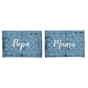 Personalised Pillow Cases Rustic Tin Panel Ceiling