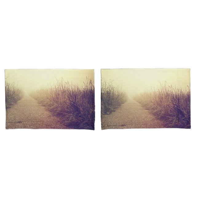 Personalised Pillow Cases Sunrise Pathway Walkway (Front-Set)