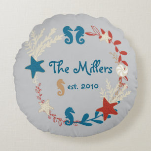 Personalised pillow with name and wedding date