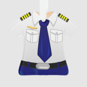 Personalised Pilot Copilot Christmas Ornament