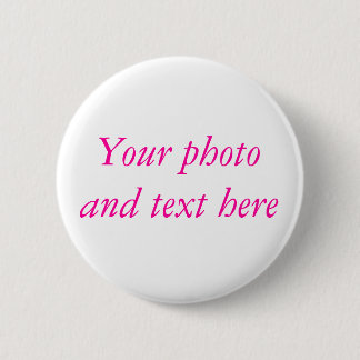 Personalised pinback buttons