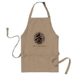 Personalised Pine Cone Apron