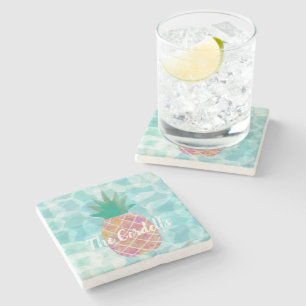 Personalised Pineapple Bar Drink Coasters