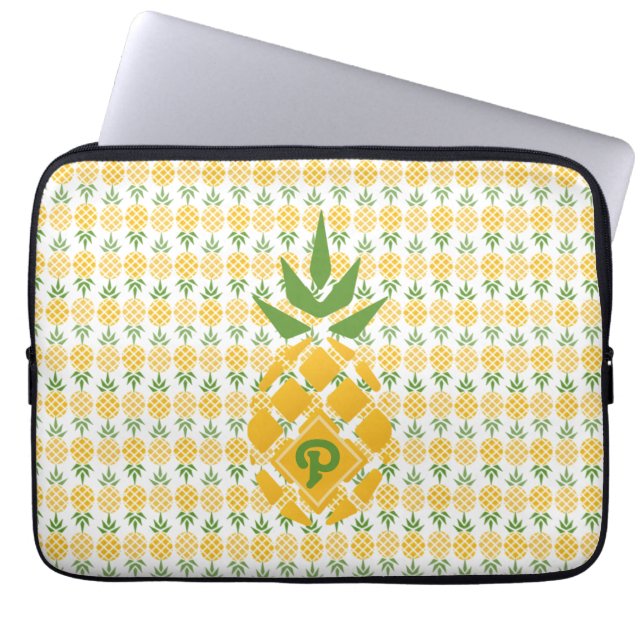 Personalised Pineapple Laptop Sleeve (Front)