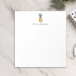 personalised pineapple notepads with name