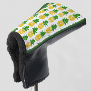Personalised Pineapple Pattern Golf Putter Cover