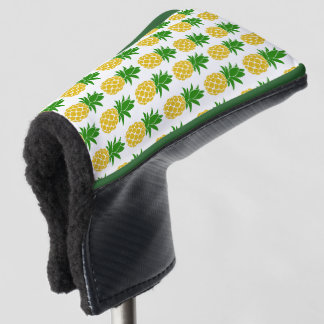 Personalised Pineapple Pattern Golf Putter Cover