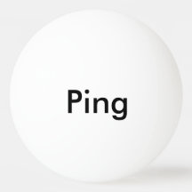 Personalised Ping Pong Ball