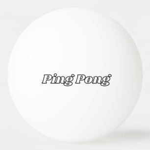 Personalised Ping Pong Ball with Custom Text