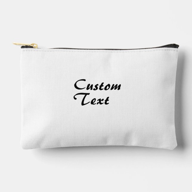 Personalised Ping Pong Ball With Custom Text Accessory Pouch (Front)